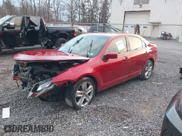 2012 Ford Fusion SPORT with VIN 3FAHP0DC0CR288227, listed as a IAAI auction lot 41094112 with 179,294 mi miles. Bid and sale history available at carsss.com. Image 2.