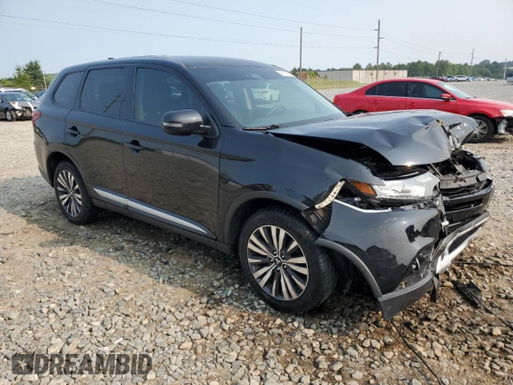 2020 Mitsubishi Outlander SE with VIN JA4AD3A33LZ043762, listed as a Copart auction lot 59156015 with 58,483 mi miles and Salvage title. Bid and sale history available at DreamBid. Image 4.