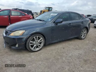 2007 Lexus IS 250 with VIN JTHBK262772037809, listed as a Copart auction lot 47433635 with 149,624 mi miles and Salvage Title. Bid and sale history available at carsss.com. Image 1.