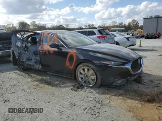 2021 Mazda 3 2.5 Turbo with VIN JM1BPBAY2M1327567, listed as a Copart auction lot 75093044 with Not Provided miles and Non Repairable. Bid and sale history available at DreamBid. Image 4.