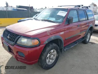 2002 Mitsubishi Montero Sport ES with VIN JA4LS21H82J039059, listed as a IAAI auction lot 41659223 with 147,772 mi miles. Bid and sale history available at carsss.com. Image 2.