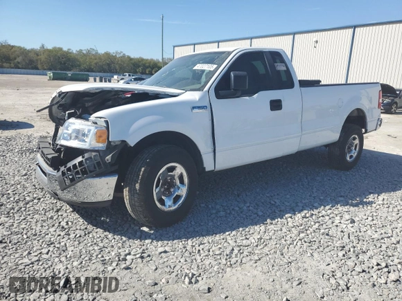 2007 Ford F-150 XL with VIN 1FTRF12287NA61703, listed as a Copart auction lot 47027105 with Not provided miles and Salvage title. Bid and sale history available at DreamBid. Image 1.