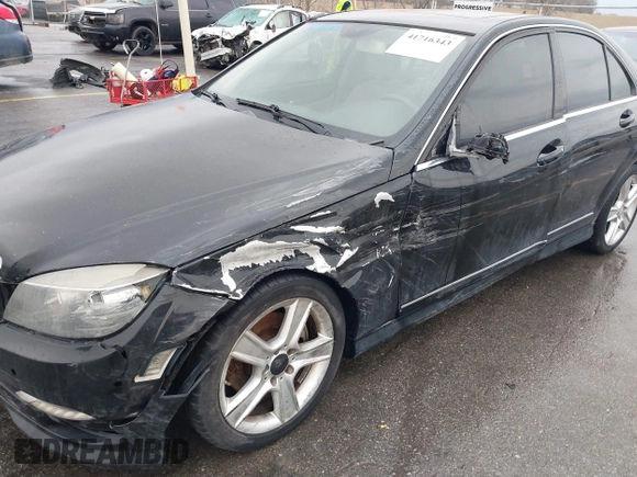 2011 Mercedes-Benz C 300 Sport with VIN WDDGF8BB3BR149825, listed as a IAAI auction lot 41716343 with 163,385 mi miles and . Bid and sale history available at DreamBid. Image 12.