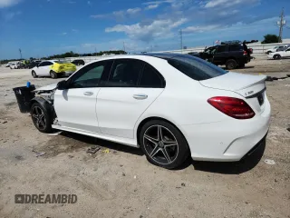 2018 Mercedes-Benz C 300 z VIN WDDWF4JB9JR376909, wystawiony jako Copart lot #62844555 z przebiegiem 80 150 mil mil oraz Szkoda całkowita • Salvage title. Historia ofert i sprzedaży dostępna na DreamBid. Obrazek 2.