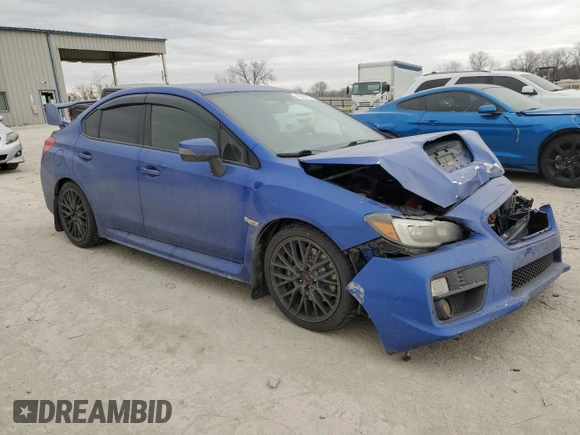 2016 Subaru WRX STI with VIN JF1VA2M6XG9811345, listed as a Copart auction lot 46994035 with 95,404 mi miles and Salvage title. Bid and sale history available at DreamBid. Image 4.