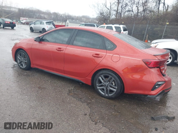 2020 Kia Forte GT-Line with VIN 3KPF34AD0LE224374, listed as a IAAI auction lot 41053534 with 51,441 mi miles. Bid and sale history available at carsss.com. Image 3.