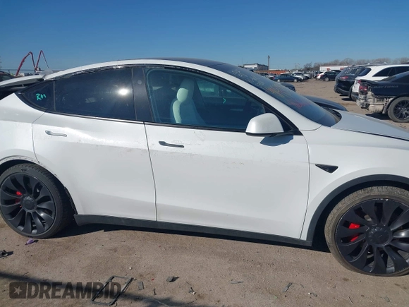 2023 Tesla Model Y Performance with VIN 7SAYGDEF1PF864976, listed as a IAAI auction lot 41667676 with Not Provided miles and . Bid and sale history available at DreamBid. Image 12.