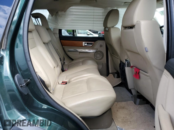 2010 Land Rover Range Rover Sport HSE with VIN SALSF2D46AA223633, listed as a Copart auction lot 58365475 with 151,941 mi miles and Salvage title. Bid and sale history available at DreamBid. Image 11.