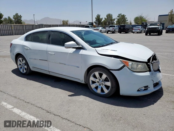 2010 Buick LaCrosse CXL with VIN 1G4GC5GG8AF132214, listed as a Copart auction lot 57655825 with 184,844 mi miles and Salvage title. Bid and sale history available at DreamBid. Image 4.