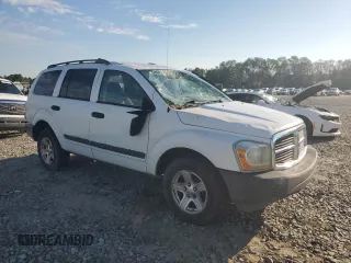 2006 Dodge Durango SXT with VIN 1D4HD38N36F175327, listed as a Copart auction lot 75080554 with 264,961 mi miles and Salvage title. Bid and sale history available at DreamBid. Image 4.