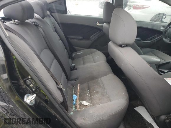 2017 Kia Forte LX with VIN 3KPFK4A72HE039599, listed as a Copart auction lot 47497035 with 148,627 mi miles and Salvage Title. Bid and sale history available at carsss.com. Image 10.