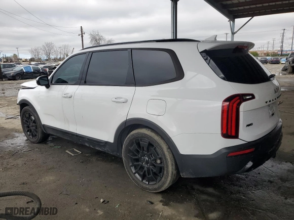 2022 Kia Telluride SX with VIN 5XYP5DHC8NG256037, listed as a Copart auction lot 44596585 with 71,156 mi miles and Salvage Title. Bid and sale history available at carsss.com. Image 2.