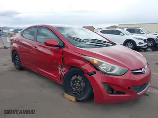 2016 Hyundai Elantra SE with VIN KMHDH4AE1GU523473, listed as a IAAI auction lot 41763590 with 195,597 mi miles. Bid and sale history available at carsss.com. Image 6.