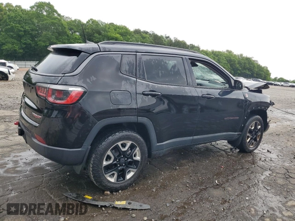 2018 Jeep Compass Trailhawk z VIN 3C4NJDDB4JT147867, wystawiony jako Copart lot #55981295 z przebiegiem 107 718 mil mil oraz Szkoda całkowita • Salvage title. Historia ofert i sprzedaży dostępna na DreamBid. Obrazek 3.