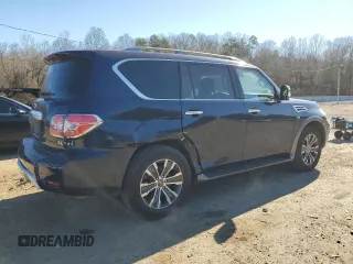 2018 Nissan Armada Platinum with VIN JN8AY2ND9JX001648, listed as a Copart auction lot 89330445 with 127,304 mi miles and Salvage Title. Bid and sale history available at carsss.com. Image 3.