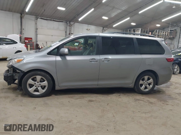 2015 Toyota Sienna LE AAS with VIN 5TDKK3DC9FS622028, listed as a IAAI auction lot 42740303 with 132,529 mi miles and . Bid and sale history available at DreamBid. Image 14.