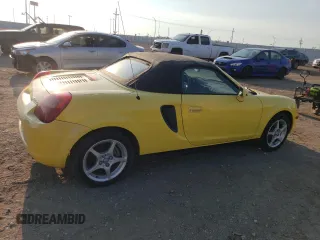 2002 Toyota MR2 z VIN JTDFR320120049824, wystawiony jako Copart lot #69642784 z przebiegiem 95 051 mil mil oraz Tytuł czysty. Historia ofert i sprzedaży dostępna na DreamBid. Obrazek 3.