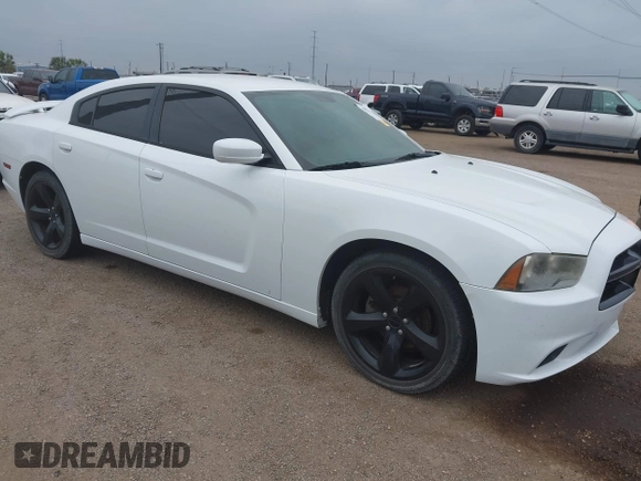 2014 Dodge Charger SXT with VIN 2C3CDXHG1EH122157, listed as a IAAI auction lot 41693517 with 191,095 mi miles and . Bid and sale history available at carsss.com. Image 1.