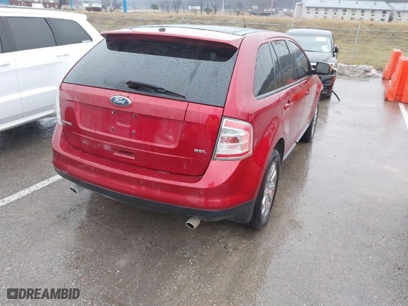 2008 Ford Edge SEL with VIN 2FMDK38C48BA49395, listed as a IAAI auction lot 41416455 with NaN miles. Bid and sale history available at carsss.com. Image 4.