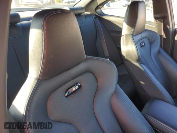 2019 BMW M2 Competition with VIN WBS2U7C52K7D01646, listed as a Copart auction lot 43097434 with 26,312 mi miles. Bid and sale history available at carsss.com. Image 10.