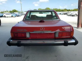 1987 Mercedes-Benz 560 Series 560SL with VIN WDBBA48D8HA056549, listed as a Copart auction lot 54720495 with 157,724 mi miles and Clean Title. Bid and sale history available at carsss.com. Image 6.