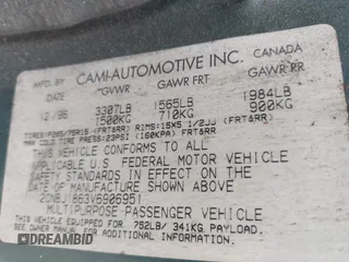 1997 Chevrolet Tracker z VIN 2CNBJ1863V6906951, wystawiony jako IAAI lot #42400087 z przebiegiem 209 563 mil mil oraz . Historia ofert i sprzedaży dostępna na DreamBid. Obrazek 9.