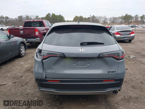 2024 Honda HR-V Sport with VIN 3CZRZ2H55RM754928, listed as a IAAI auction lot 41276974 with 41,237 mi miles and . Bid and sale history available at DreamBid. Image 16.