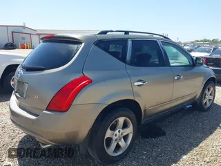 2003 Nissan Murano SL with VIN JN8AZ08T33W108417, listed as a IAAI auction lot 41838356 with 272,106 mi miles. Bid and sale history available at carsss.com. Image 4.