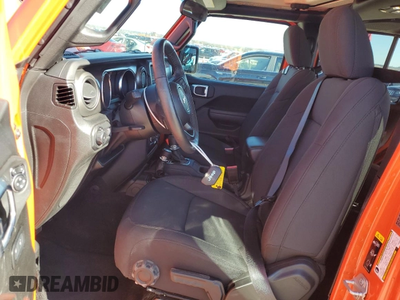 2023 Jeep Wrangler Willys with VIN 1C4HJXDN2PW686743, listed as a Copart auction lot 86203014 with 14,034 mi miles and Clean Title. Bid and sale history available at DreamBid. Image 7.