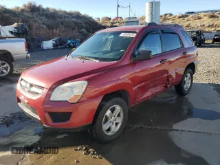 2009 Kia Sportage LX with VIN KNDJF723997638240, listed as a Copart auction lot 82809424 with 102,647 mi miles and Salvage Title. Bid and sale history available at carsss.com. Image 1.