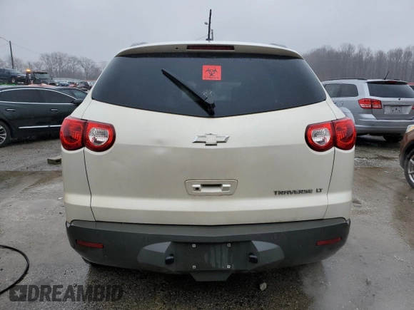 2012 Chevrolet Traverse 1LT with VIN 1GNKRGED5CJ302876, listed as a Copart auction lot 44914135 with 217,334 mi miles and Clean Title. Bid and sale history available at DreamBid. Image 6.