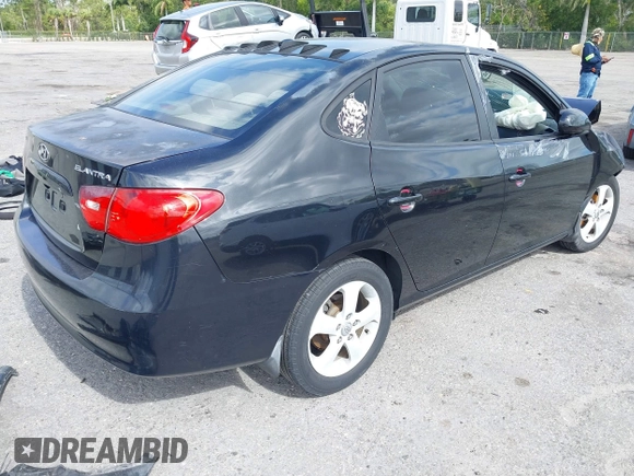 2007 Hyundai Elantra GLS with VIN KMHDU46DX7U223829, listed as a IAAI auction lot 42010736 with 140,201 mi miles and . Bid and sale history available at DreamBid. Image 4.