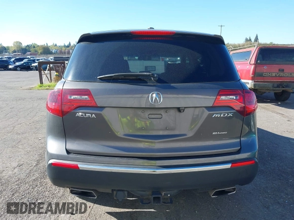 2012 Acura MDX Tech Pkg with VIN 2HNYD2H39CH520242, listed as a IAAI auction lot 42065248 with 268,848 mi miles. Bid and sale history available at carsss.com. Image 16.
