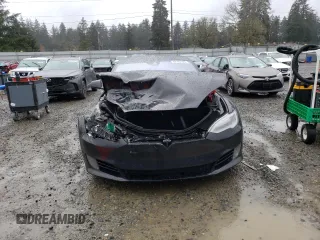2016 Tesla Model S 70 with VIN 5YJSA1E16GF148517, listed as a Copart auction lot 52163195 with 179,172 mi miles and Salvage title. Bid and sale history available at DreamBid. Image 5.