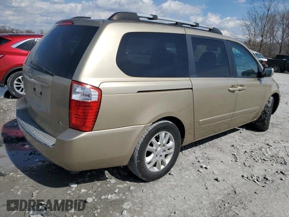 2006 Kia Sedona LX with VIN KNDMB233X66073539, listed as a Copart auction lot 50529815 with 172,896 mi miles and Salvage Title. Bid and sale history available at carsss.com. Image 3.