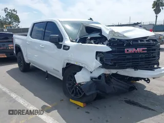 2024 GMC Sierra 1500 Elevation with VIN 3GTUUCED1RG100359, listed as a IAAI auction lot 42024596 with 19,922 mi miles and . Bid and sale history available at DreamBid. Image 1.