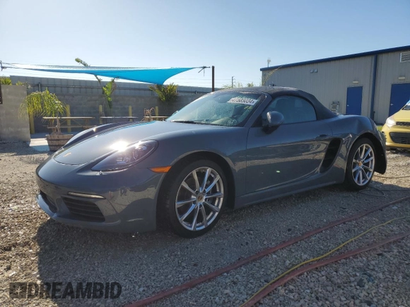 2017 Porsche 718 Boxster z VIN WP0CA2A85HS222172, wystawiony jako Copart lot #47503034 z przebiegiem 27 057 mil mil oraz Szkoda całkowita • Salvage title. Historia ofert i sprzedaży dostępna na DreamBid. Obrazek 1.