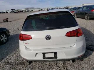 2015 Volkswagen Golf GTI Autobahn w/Performance Pkg with VIN 3VW447AU5FM056177, listed as a Copart auction lot 42242223 with 79,551 mi miles. Bid and sale history available at carsss.com. Image 6.