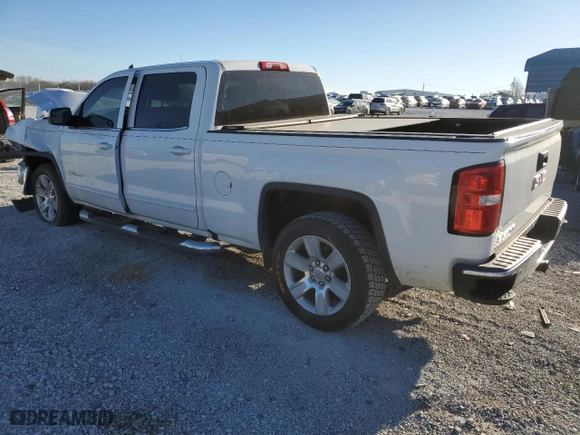 2018 GMC Sierra 1500 SLE with VIN 3GTU2MEC2JG452678, listed as a Copart auction lot 50351935 with 0 mi miles and Salvage Title. Bid and sale history available at carsss.com. Image 2.