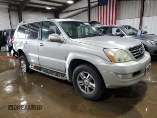 2005 Lexus GX 470 z VIN JTJBT20X250091141, wystawiony jako Copart lot #56942925 z przebiegiem 220 272 mil mil oraz Tytuł czysty. Historia ofert i sprzedaży dostępna na DreamBid. Obrazek 4.