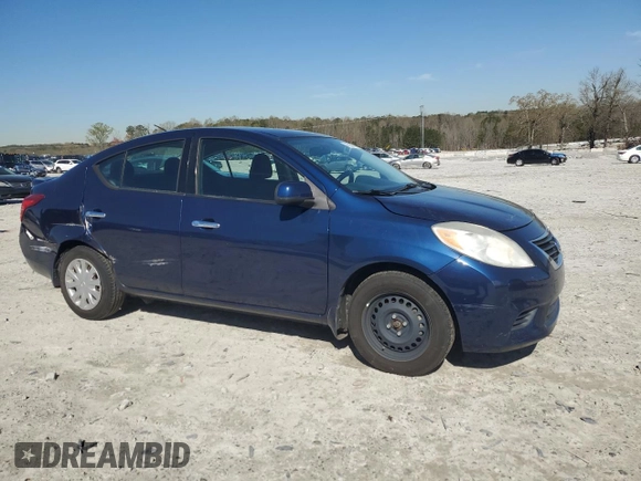 2014 Nissan Versa S with VIN 3N1CN7AP9EK462725, listed as a Copart auction lot 46330555 with 178,963 mi miles and Salvage Title. Bid and sale history available at carsss.com. Image 4.