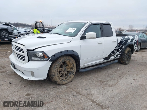 2016 Ram 1500 Sport z VIN 1C6RR7HT5GS149692, wystawiony jako IAAI lot #41174363 z przebiegiem 102 938 mil mil oraz . Historia ofert i sprzedaży dostępna na DreamBid. Obrazek 18.
