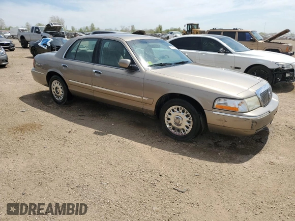 2003 Mercury Grand Marquis GS Convenience z VIN 2MEFM74WX3X619151, wystawiony jako Copart lot #55512335 z przebiegiem 101 627 mil mil oraz Szkoda całkowita • Salvage title. Historia ofert i sprzedaży dostępna na DreamBid. Obrazek 4.