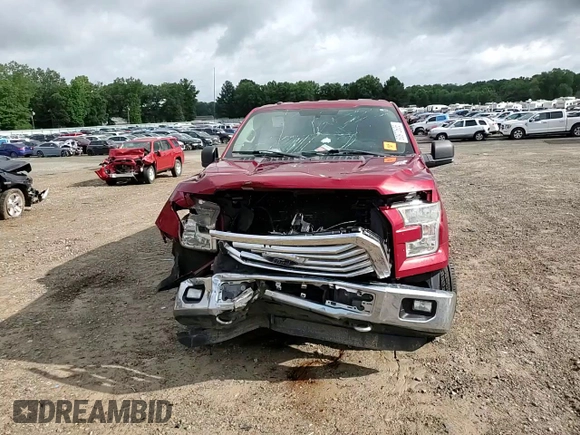 2015 Ford F-150 XLT with VIN 1FTEW1EG8FKE33918, listed as a Copart auction lot 60972635 with 258,002 mi miles and Salvage title. Bid and sale history available at DreamBid. Image 13.