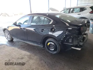 2025 Mazda 3 S Preferred with VIN JM1BPACM8S1763048, listed as a Copart auction lot 49220495 with 4,851 mi miles and Clean Title. Bid and sale history available at DreamBid. Image 2.