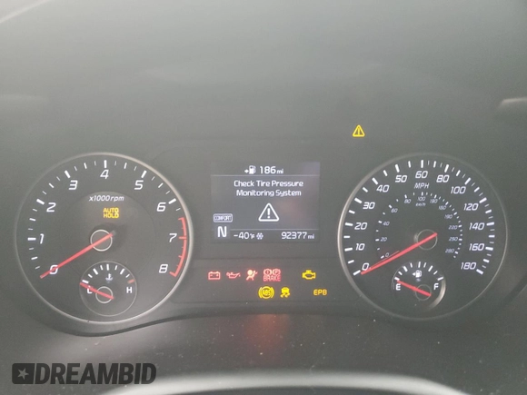 2019 Kia Stinger GT with VIN KNAE35LC5K6049644, listed as a Copart auction lot 89348775 with 92,377 mi miles and Non Repairable. Bid and sale history available at carsss.com. Image 9.