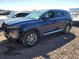 2020 Hyundai Santa Fe SE with VIN 5NMS23AD8LH161853, listed as a Copart auction lot 49668585 with 130,030 mi miles and Salvage Title. Bid and sale history available at carsss.com. Image 1.