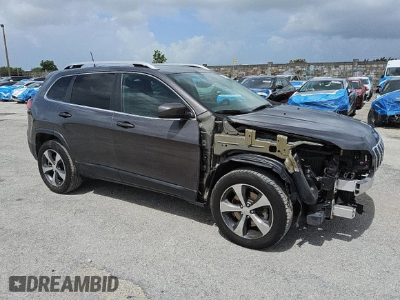 2019 Jeep Cherokee Limited with VIN 1C4PJMDX3KD162386, listed as a Copart auction lot 60240995 with 107,709 mi miles and Clean title. Bid and sale history available at DreamBid. Image 4.