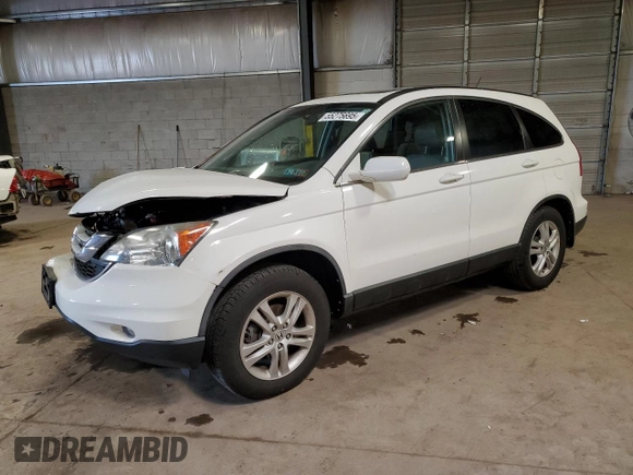 2011 Honda CR-V EX-L with VIN 5J6RE4H75BL068839, listed as a Copart auction lot 55275695 with 85,777 mi miles and Salvage Title. Bid and sale history available at carsss.com. Image 1.