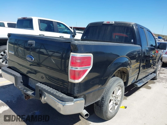 2009 Ford F-150 STX with VIN 1FTRX12899KB84755, listed as a IAAI auction lot 41849800 with 218,202 mi miles and . Bid and sale history available at DreamBid. Image 4.